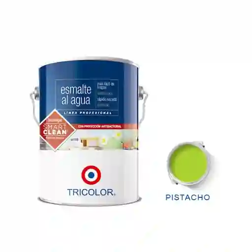 Tricolor Esmalte al Agua Profesional Pistacho 3.78 L