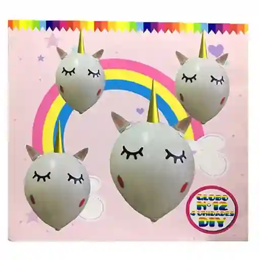 Set Globo Unicornios Armables