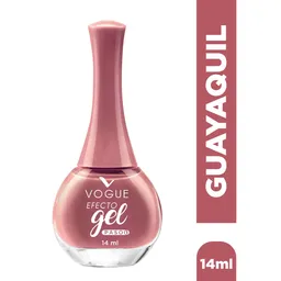 Vogue Esmalte Efecto Gel Tono Guayaquil Rosado