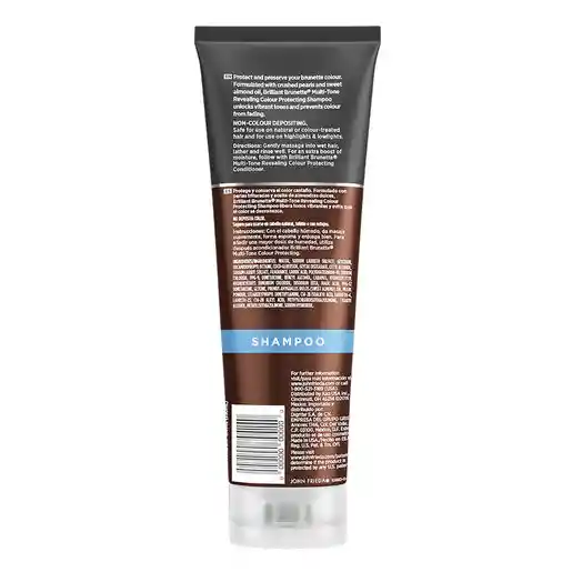 John Frieda Shampoo Brilliant Brunette Hidratante 250Ml