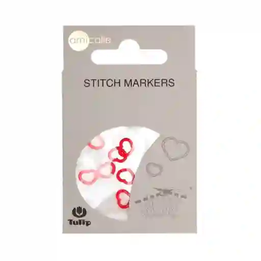 Marcadores De Ptos Corazón Rojo 7 - S Tulip Idad
