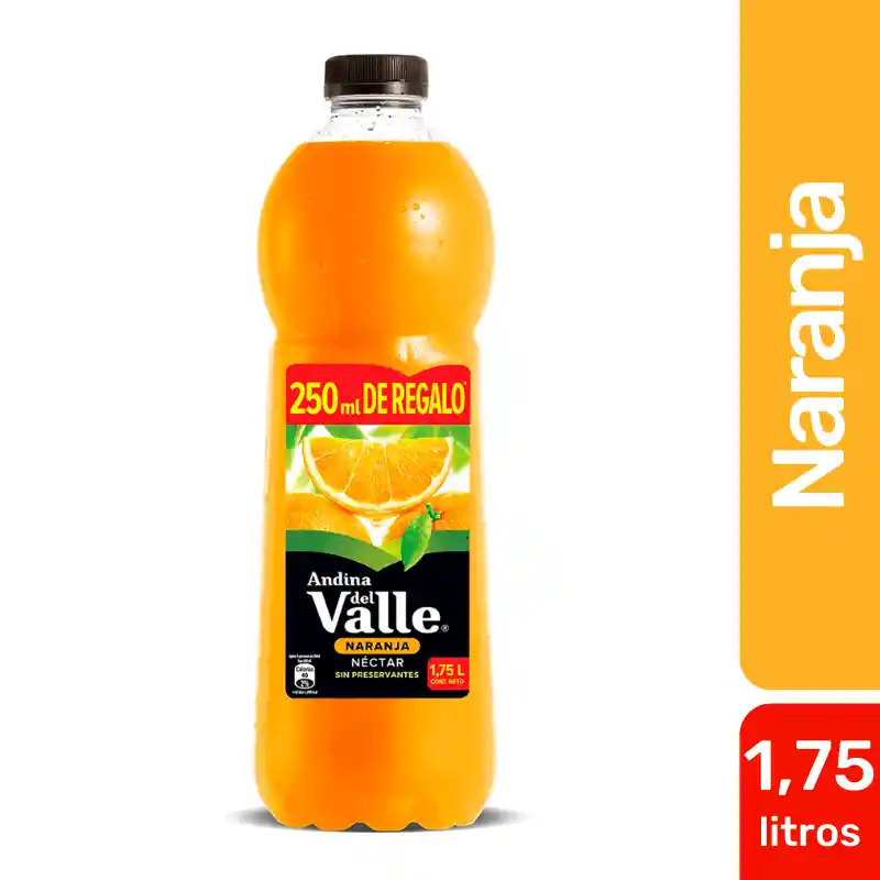 Del Valle Néctar Naranja 0% Azúcar Añadida 1,75 Lt
