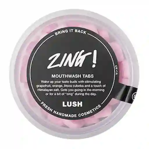 Lush Zing! Enjuague Bucal En Pastillas