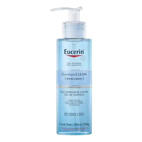 Eucerin Gel Limpiador Facial Dermato Clean Hyaluron