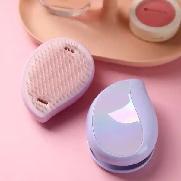 Cepillo Desenredante Con Clip Colorido Miniso
