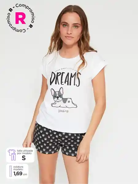 Index Pijama Pet fb Blanco S V26