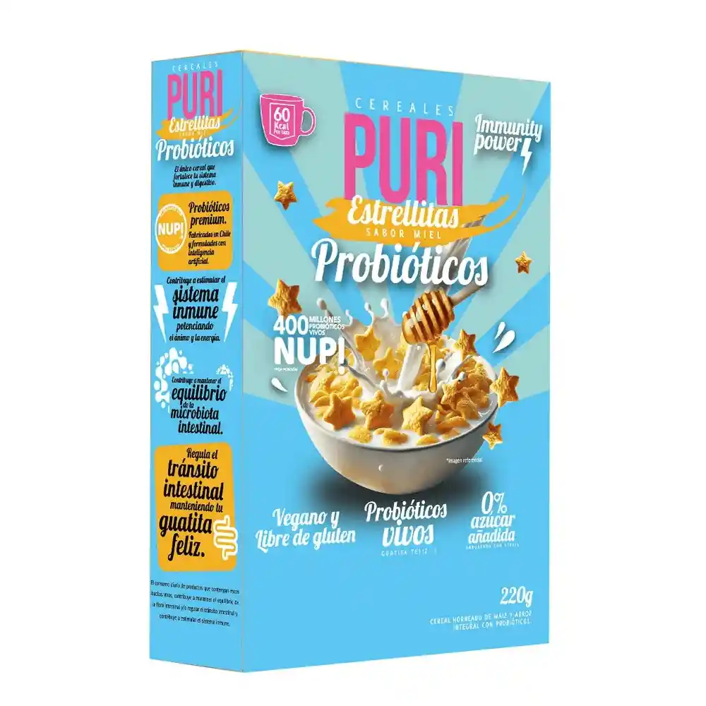 Puri Cereales Estrellitas Miel