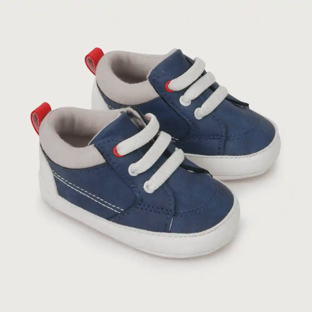 Zapatillas De Bebé Niño Azul Talla 18