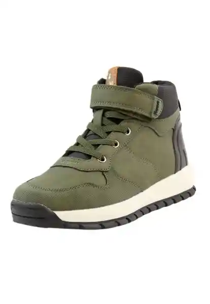 Botines Velcro W24 Niño Verde 33 921 Ficcus