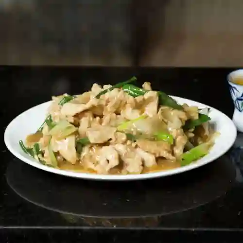 Pollo Mongoliana con Tallarines Chinos