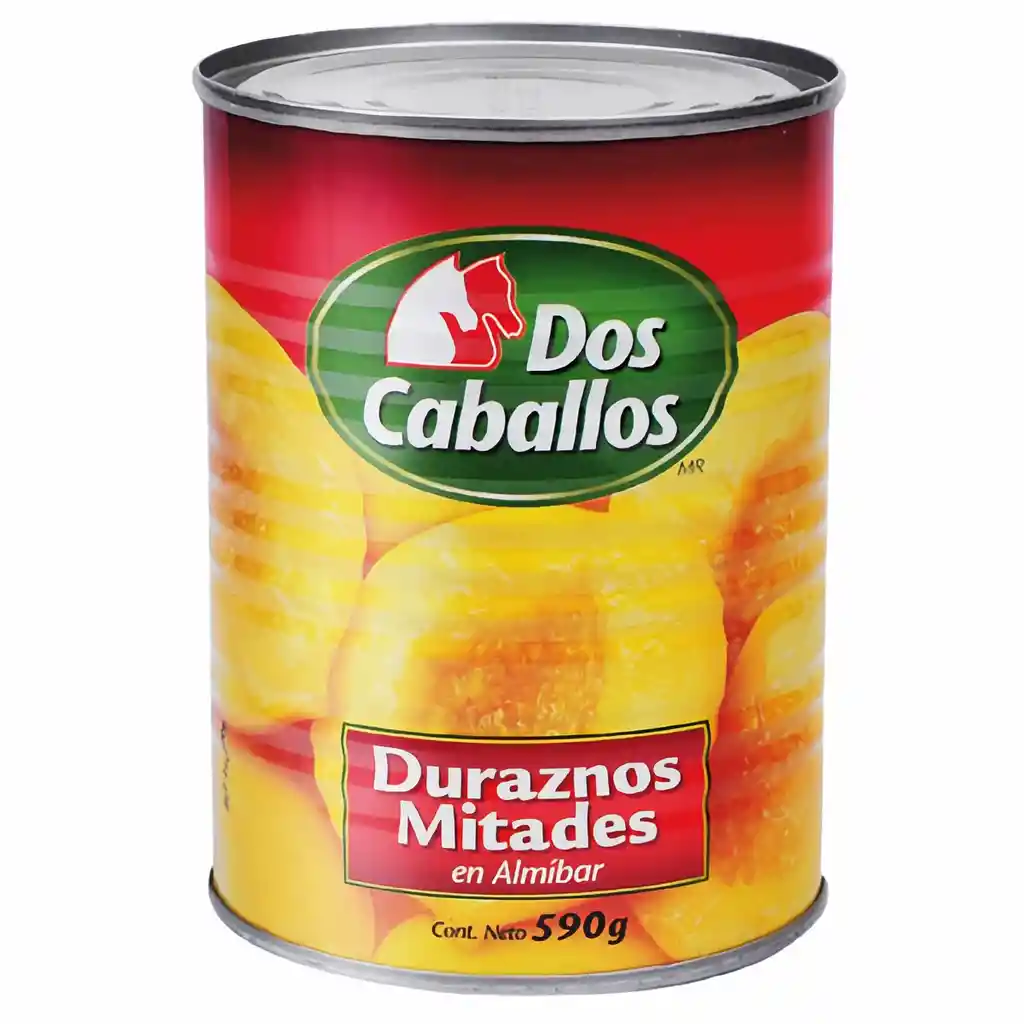 Dos Caballos Durazno Aconcagua Trozos Pack 3 Un