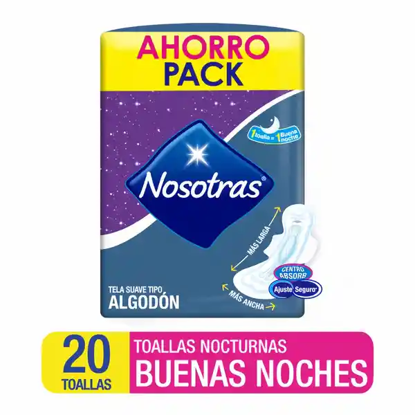 Nosotras Toalla Nocturna Donnaept