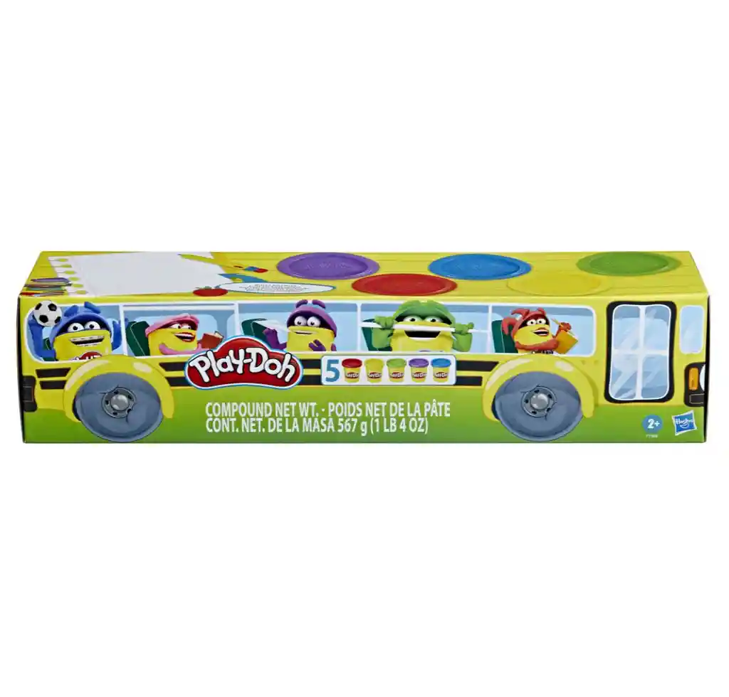 Hasbro Play-Doh Empaque 4+1 Regreso a Clases