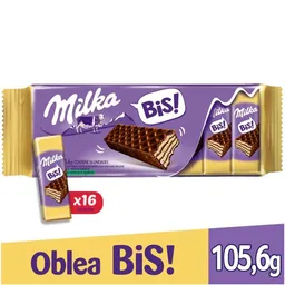 Oblea Chocolate Milka Bis 16Ux105,6g