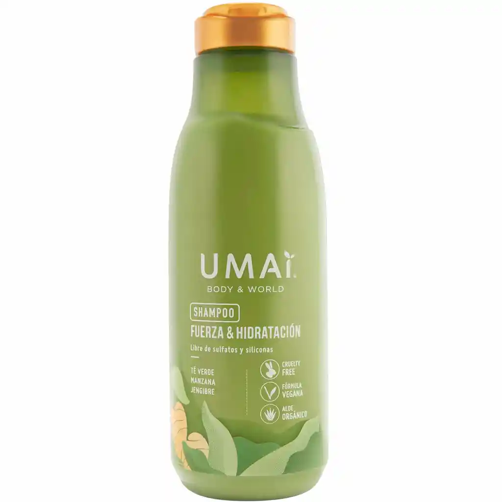 Umai Shampoo Fuerza & Hidratación Te Verde Manzana