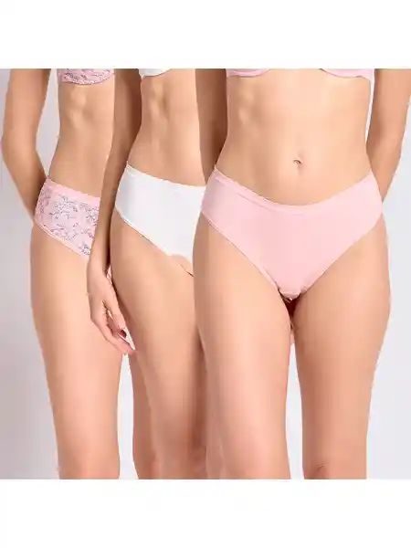 Intime Pack Pantaleta Rosa XL 8213020INTIME