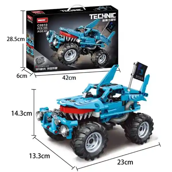 Woma Set de Construcción Armable Vehículo Táctico