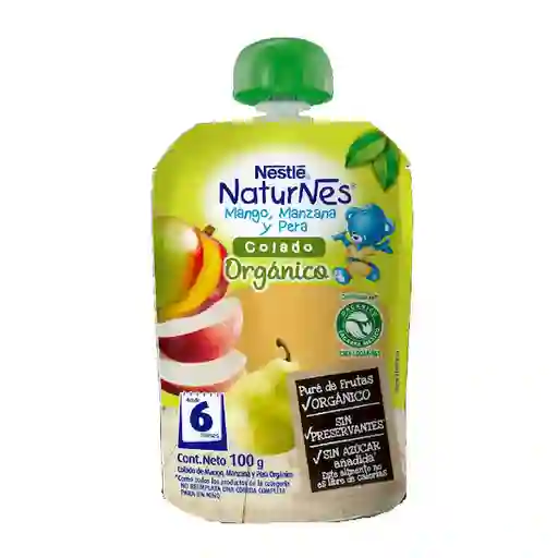 Naturnes Colado Orgánico de Mango/Manzana/ Pera
