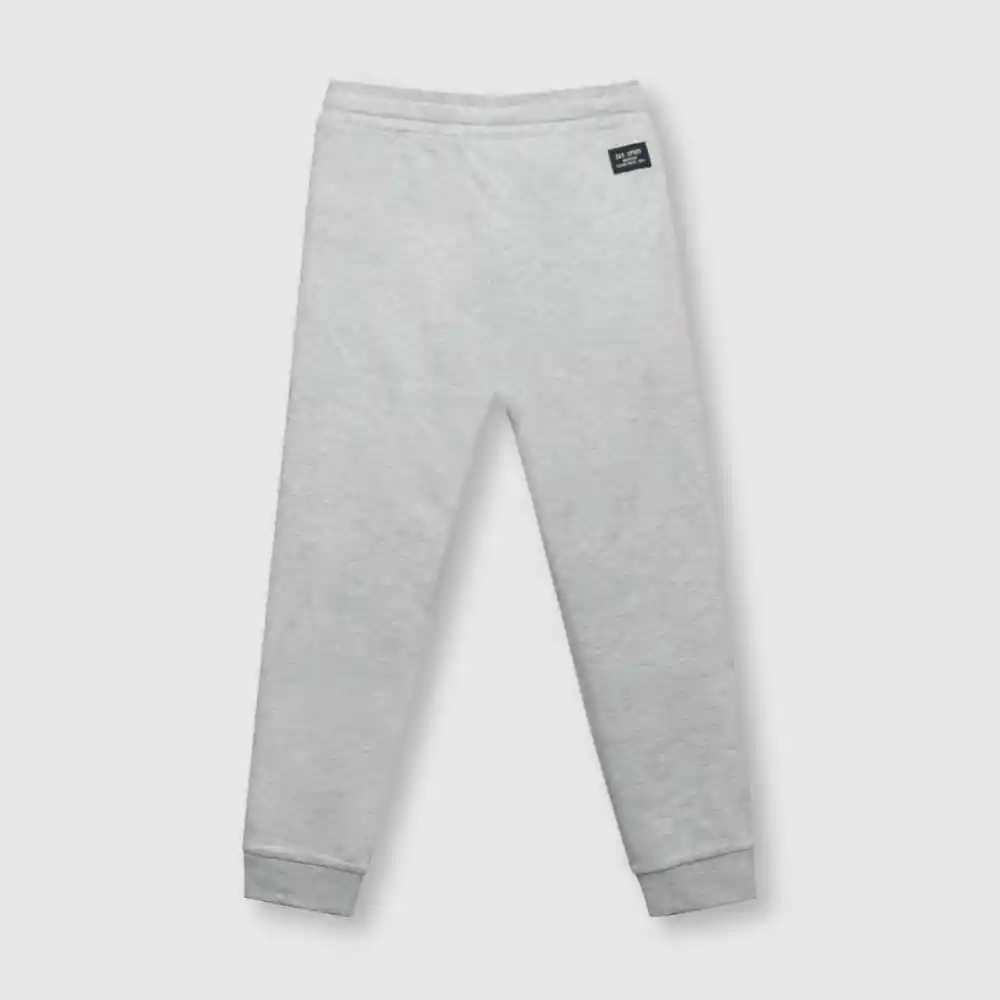 Buzo Clásico De Niño Gris Con Cordón Talla 2a