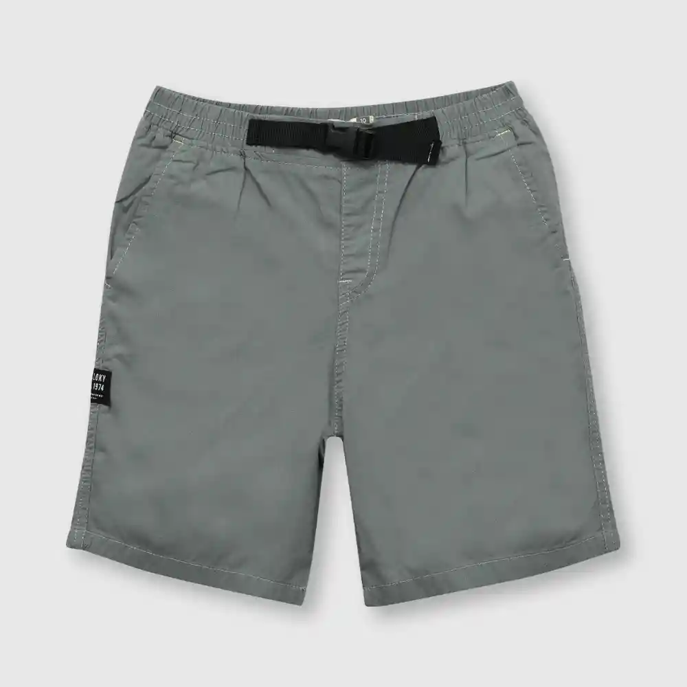 Bermuda Broche De Niño Verde Talla 3a