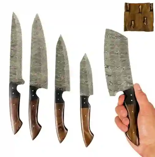 Set Cuchillo Damasco Huerquehue