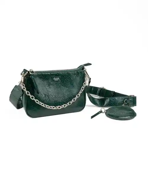 Lounge Cartera Strap + Monedero Verde