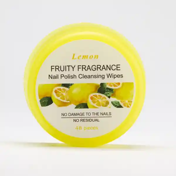 Almohadillas Quita Esmalte Con Fragancia de Limon