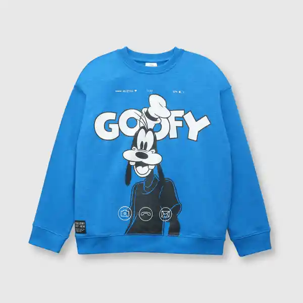 Polerón Goofy Royal de Niño Blue Talla 2A Colloky