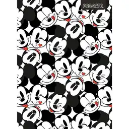 Cuaderno Flocked Mickey