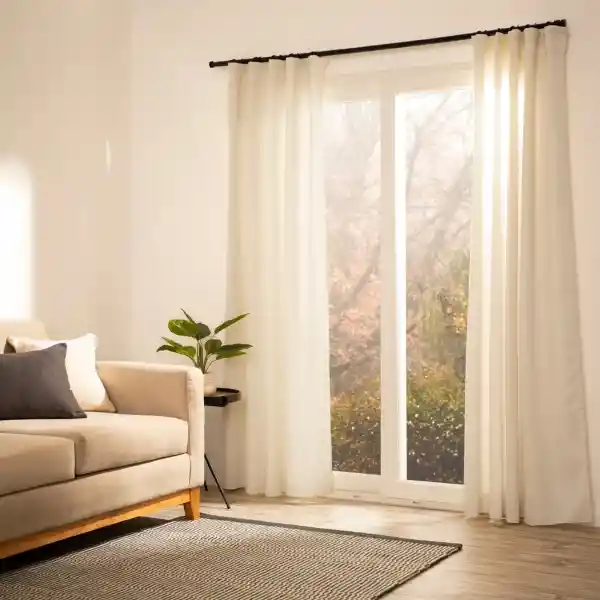 Set Cortina Texturada Con Presillas 140 x 240 cm Casaideas