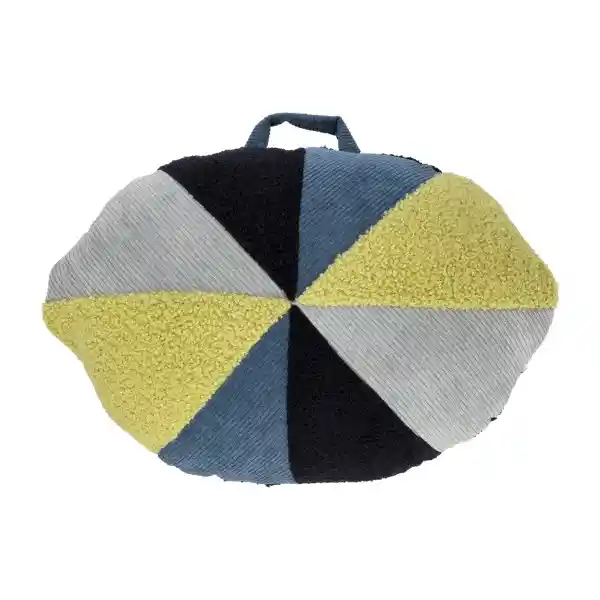 Cojín Abriga Manos Multicolor Verde 38 x 32 x 15 cm Casaideas