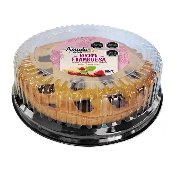 Amada Masa Postre Kuchen de Frambuesa