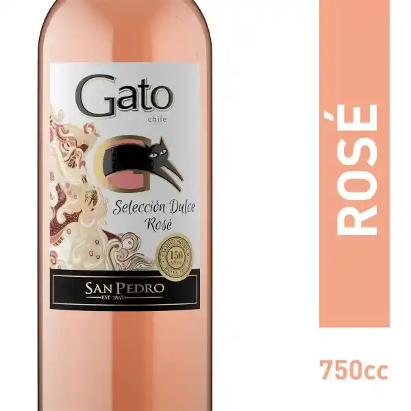 Gato Coctel Vino Sel Dulce Rosé