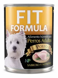 Fit Formula Alimento Para Perro Húmedo Pollo Lata