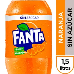 Fanta Bebida Gaseosa Sabor a Naranja sin Azúcar