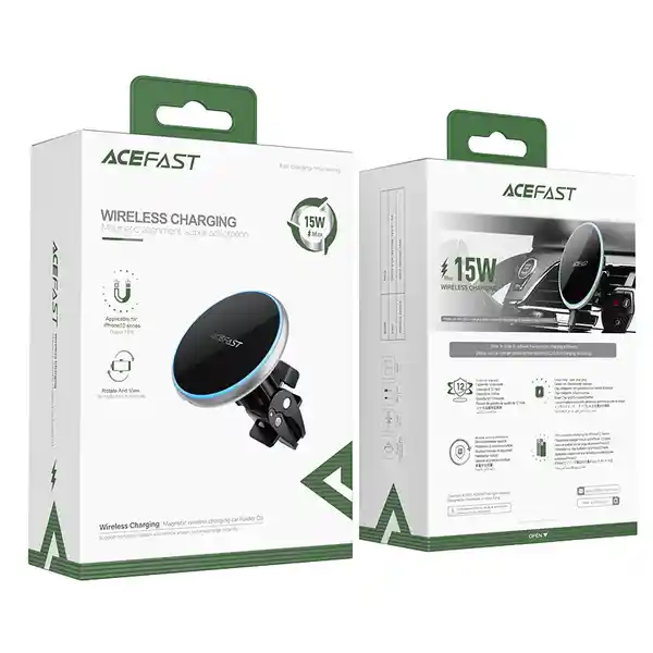 Acefast Soporte Auto Magsafe Carga Inalámbrica 15W (D3)