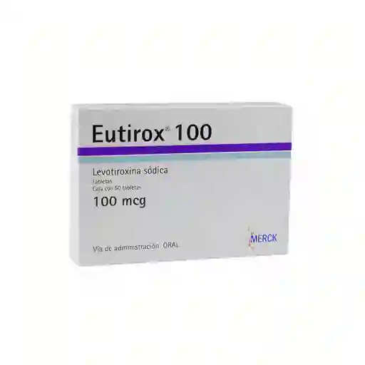 Eutirox Levotiroxina Sódica 100 Mcg