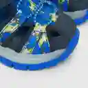 Sandalias Con Luces De Niño Azul Talla 26