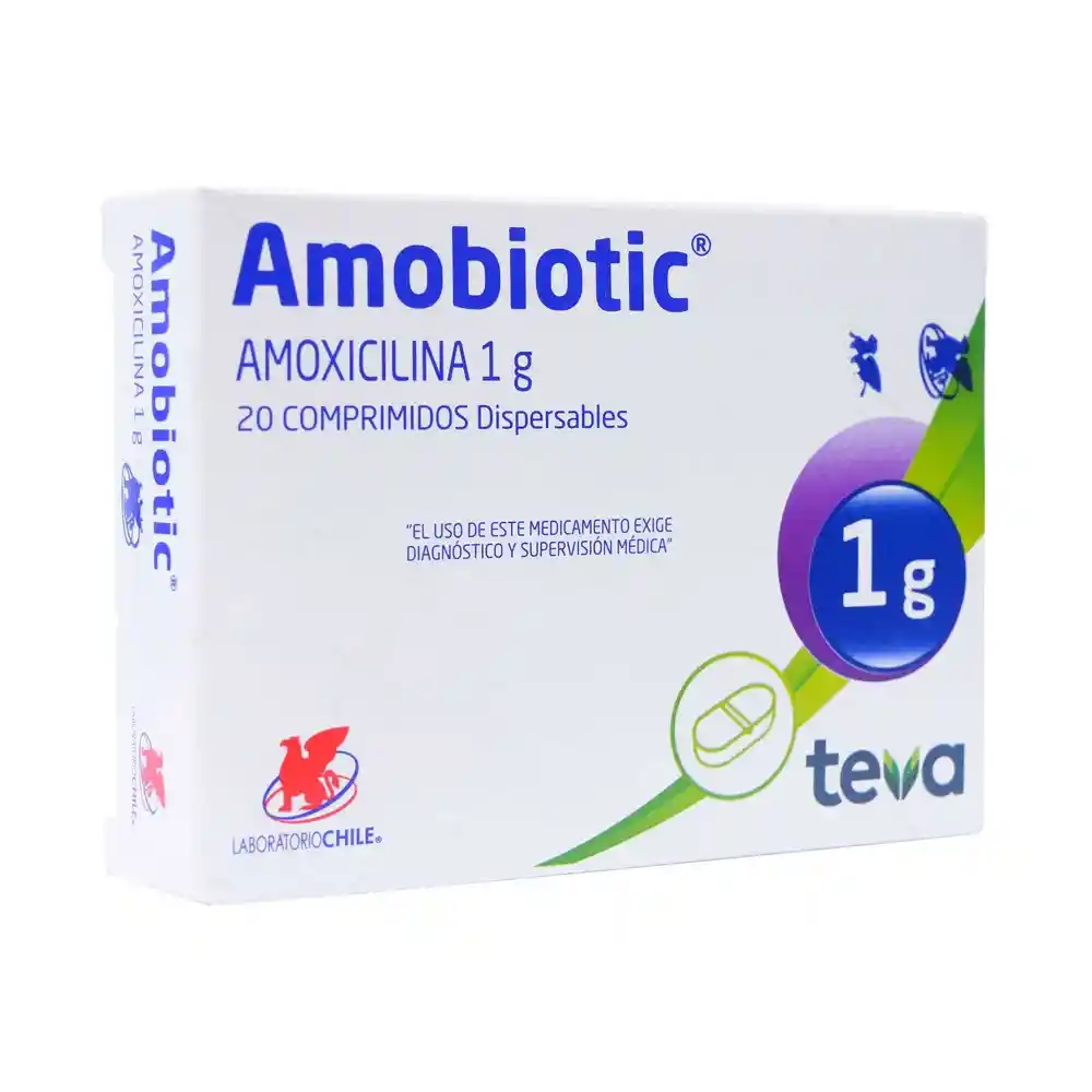 Amobiotic 1 g Comprimidos Dispersables