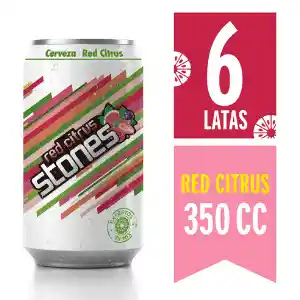 Stones Cerveza Red Citrus 6 Pack