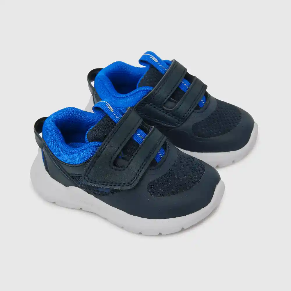 Zapatillas Deportiva Caña Baja De Niño Azul Talla 20
