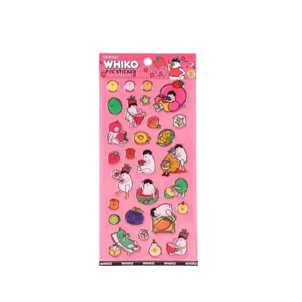 Plantilla de Stickers Multicolor Miniso