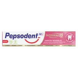 Pepsodent Pasta Dental Integral 18 Dientes Sensibles 75 mL
