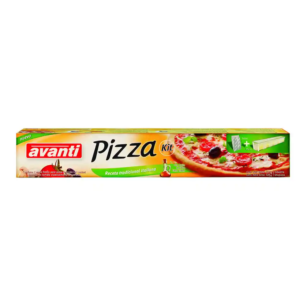 Avanti Pizza Kit con Masa y Salsa