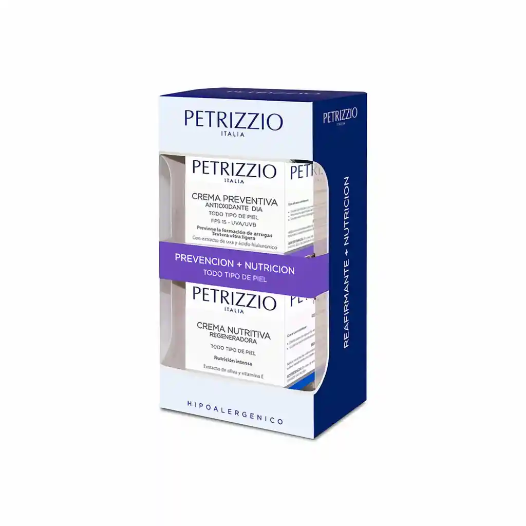 Petrizzio Packs de Cremas Preventiva y Nutritiva 
