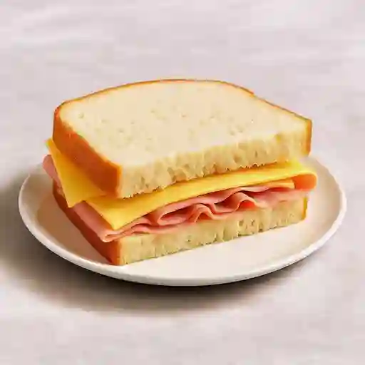 Miga simple jamón queso