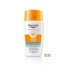 Eucerin Protector Solar Sun Face Hydro Fluid Tono Claro Spf 50+