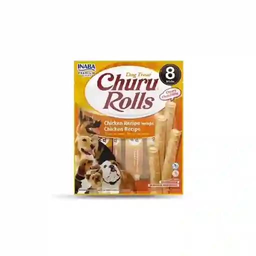 Churu Snack Rolls Pollo Para Perros Palitos