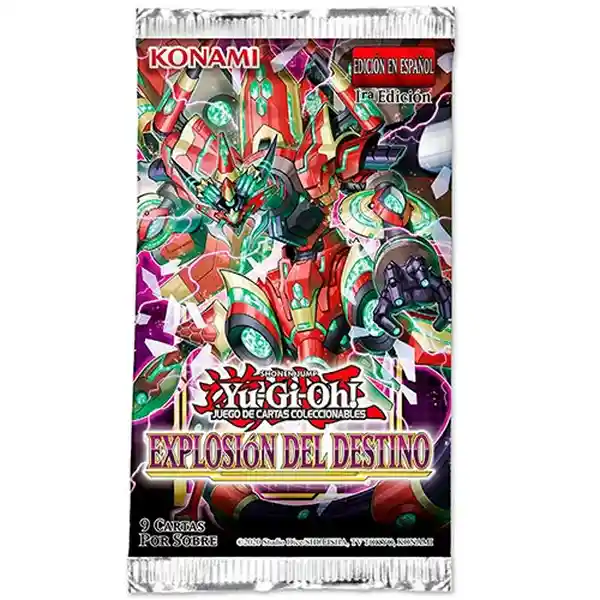 Konami Juego de Cartas Yu-Gi-Oh Burst of Destiny Sobre Español