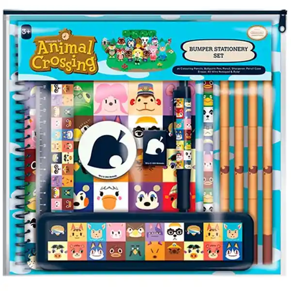 Set Escritório Animal Crossing Villager Squares